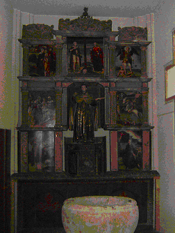 Retablo de San Alberto Magno. Iglesia de Santa Mar&iacute;a de la Antigua en Rinc&oacute;n de Olivedo (La Rioja, Espa&ntilde;a).