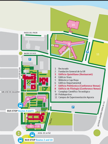 Plano del campus