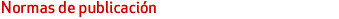 Normas de publicación
