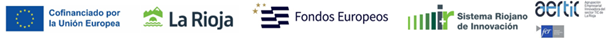 logos Gobierno de La RIoja, Fondos europeos y AERTIC