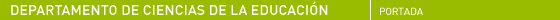 Ciencias de la Educación