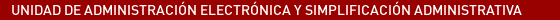 Unidad de Administración Electrónica y Simplificación Administrativa