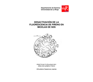 Desactivación de la fluorescencia de pireno en micelas de SDS