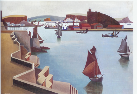 Image: The Cattewater, Plymouth Sound 1923