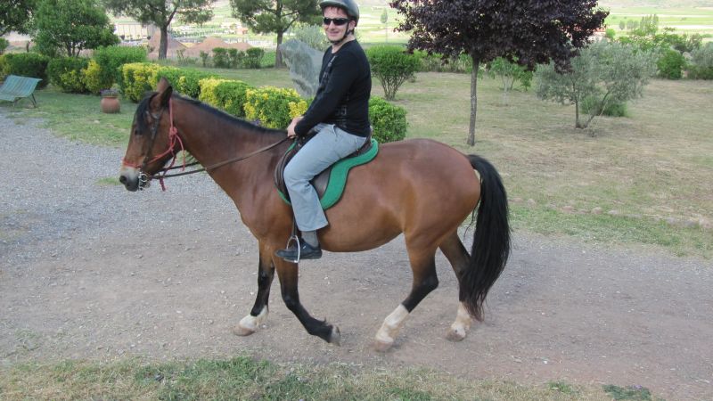 A caballo por la viña