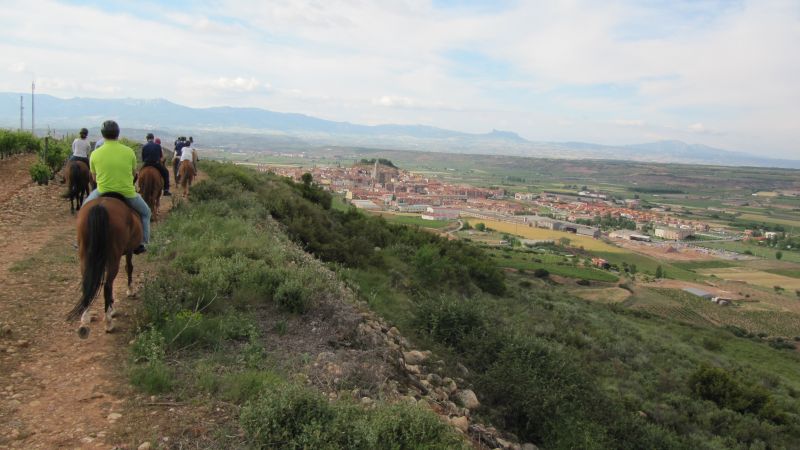 A caballo por la viña