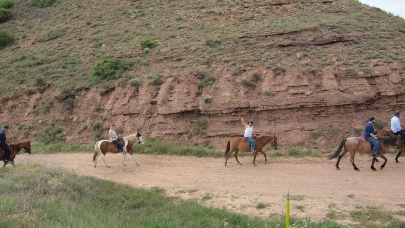 A caballo por la viña