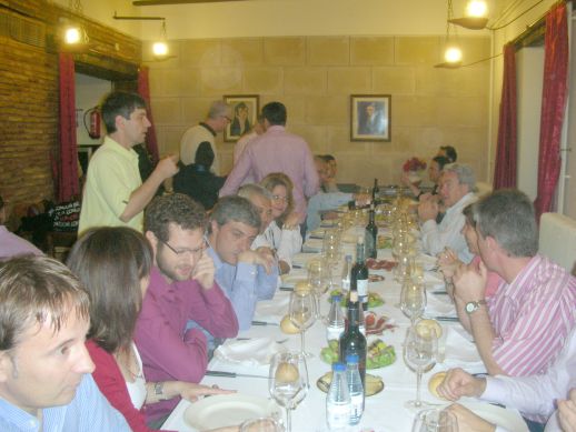 Cena de Gala en la Sociedad Gastronomica La Becada