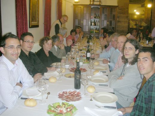 Cena de Gala en la Sociedad Gastronomica La Becada
