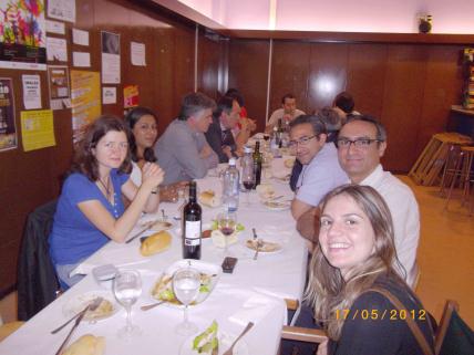 Liana, Catya, Xavier, Jenaro, Jan y Johanna