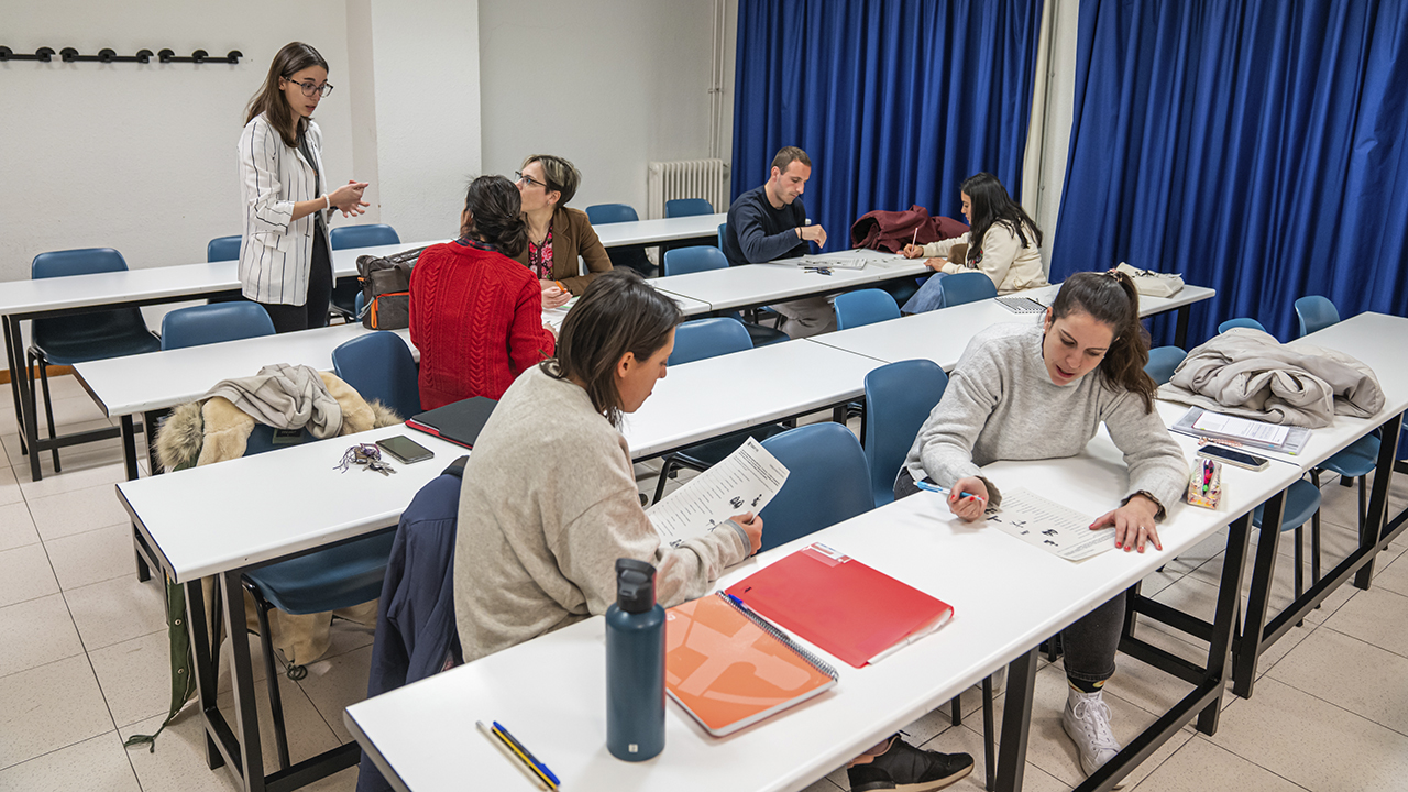 Alumnos durante uno de los cursos de la Casa de las Lenguas