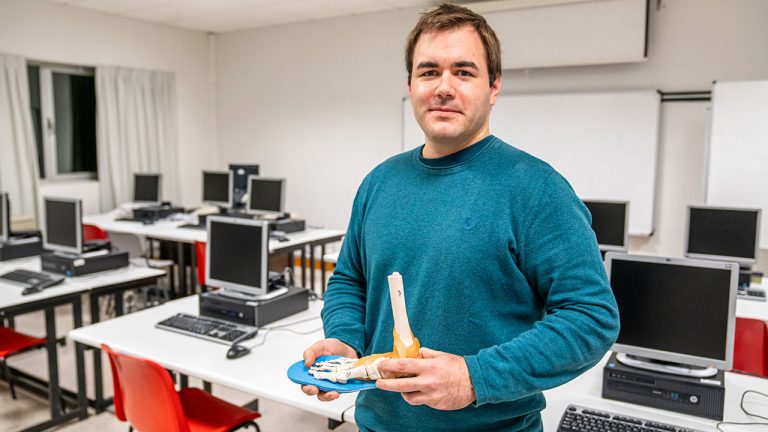 Saúl Íñiguez, en la Escuela Técnica Superior de Ingeniería Industrial