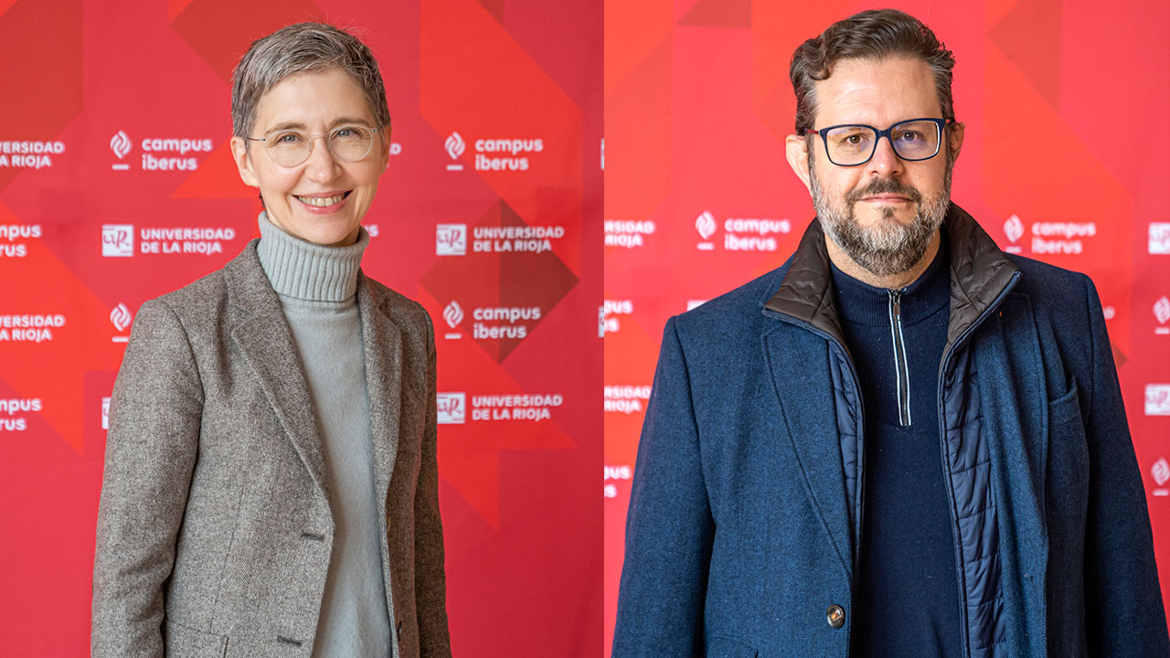 Teresa Cascudo y Pablo L. Rodríguez, investigadores implicados en LexiMus