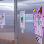 Exposición de dibujos ganadores del I Concurso '¿Cómo ves tú a una científica?'