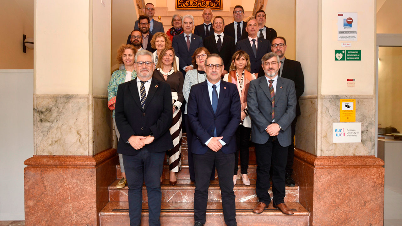 Foto de familia de la Comisión Sectorial de Profesorado del G-9