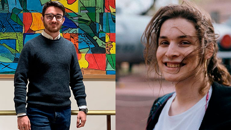 Andrés Losada y Aroa Villoslada, candidatos a la Presidencia del Consejo de Estudiantes