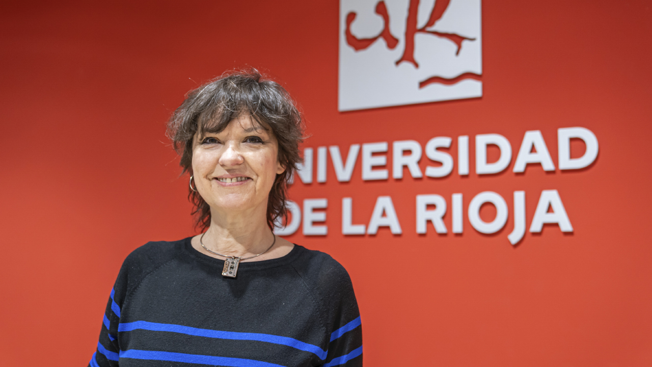 Fernanda García Lao, en la Universidad de La Rioja