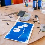 Taller de cianotipia ¡Creaciones en azul!