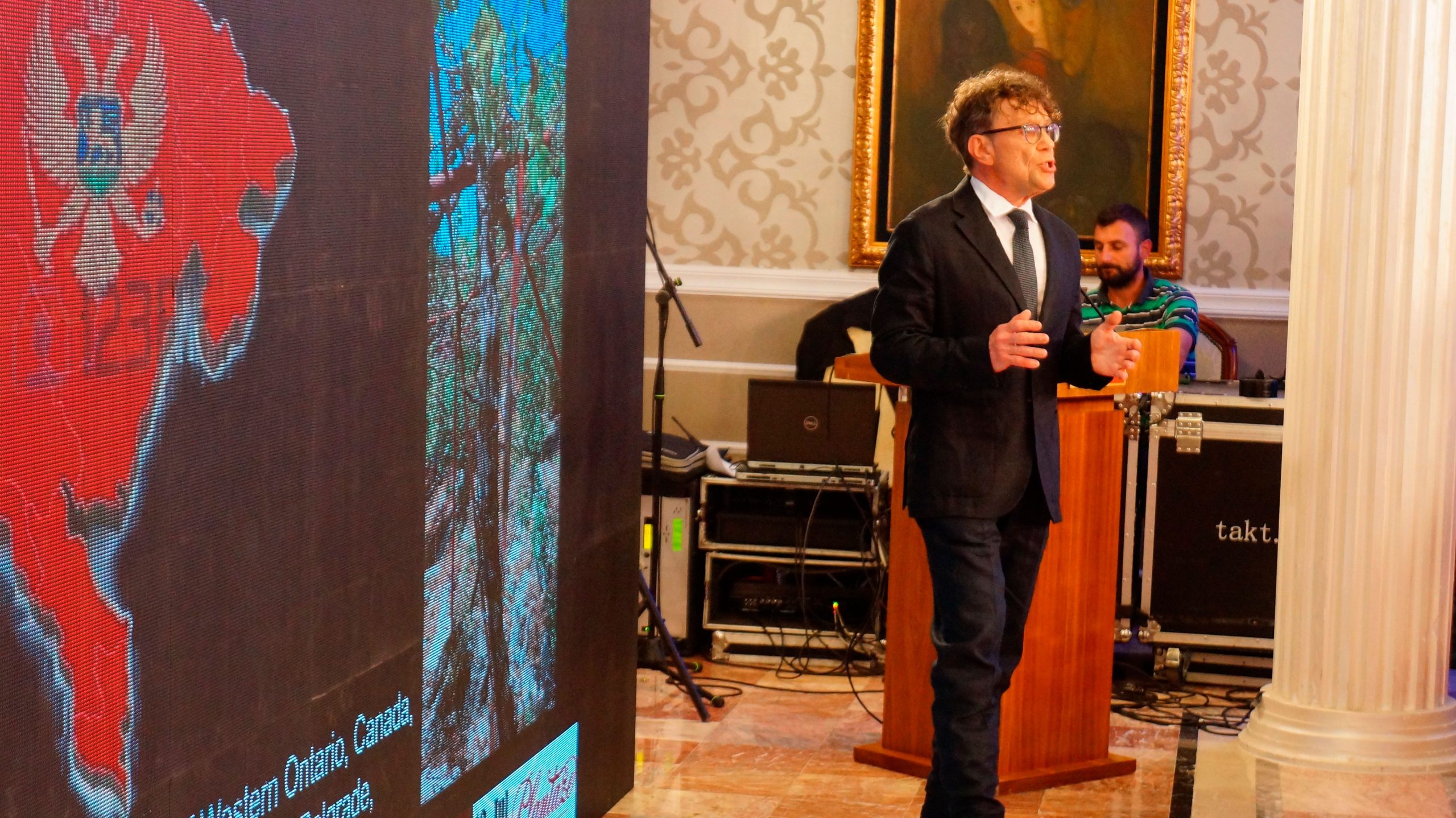 Miodrag Gbric, en la presentación del genoma de la uva Kratoshia