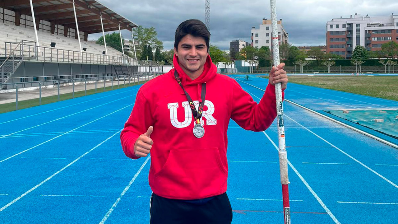 Rodrigo Iglesias González, subcampeón de España Universitario en lanzamiento de jabalina