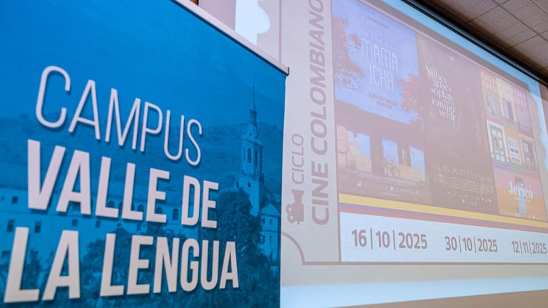 Las proyecciones del Ciclo de Cine Colombiano tienen lugar en el Salón de Actos del Edificio Filología