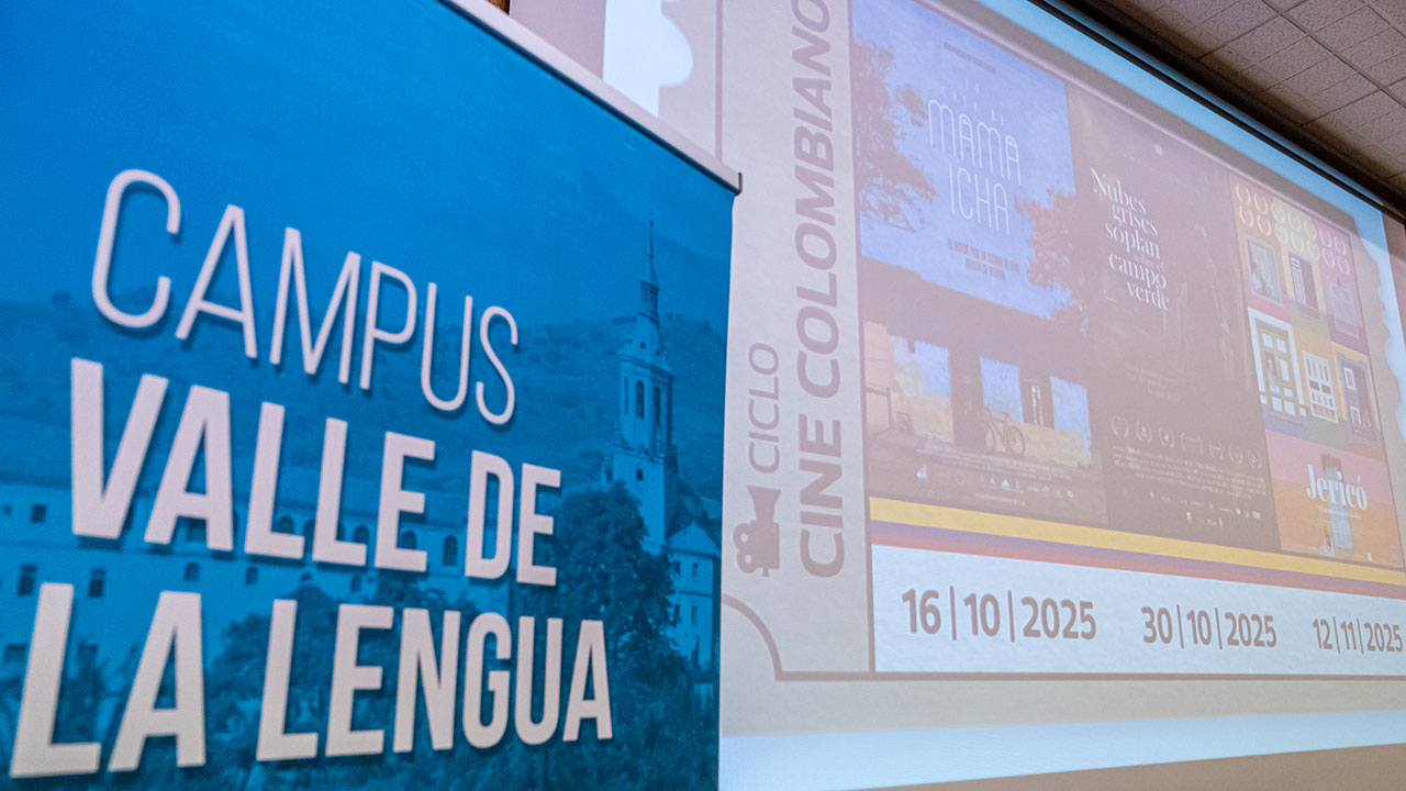 Las proyecciones del Ciclo de Cine Colombiano tienen lugar en el Salón de Actos del Edificio Filología