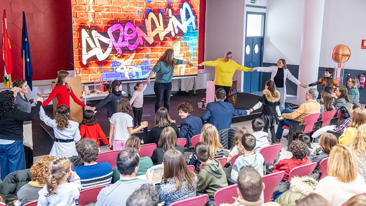 El espectáculo Ciencia a lo grande, en el Aula Magna del Edificio Quintiliano
