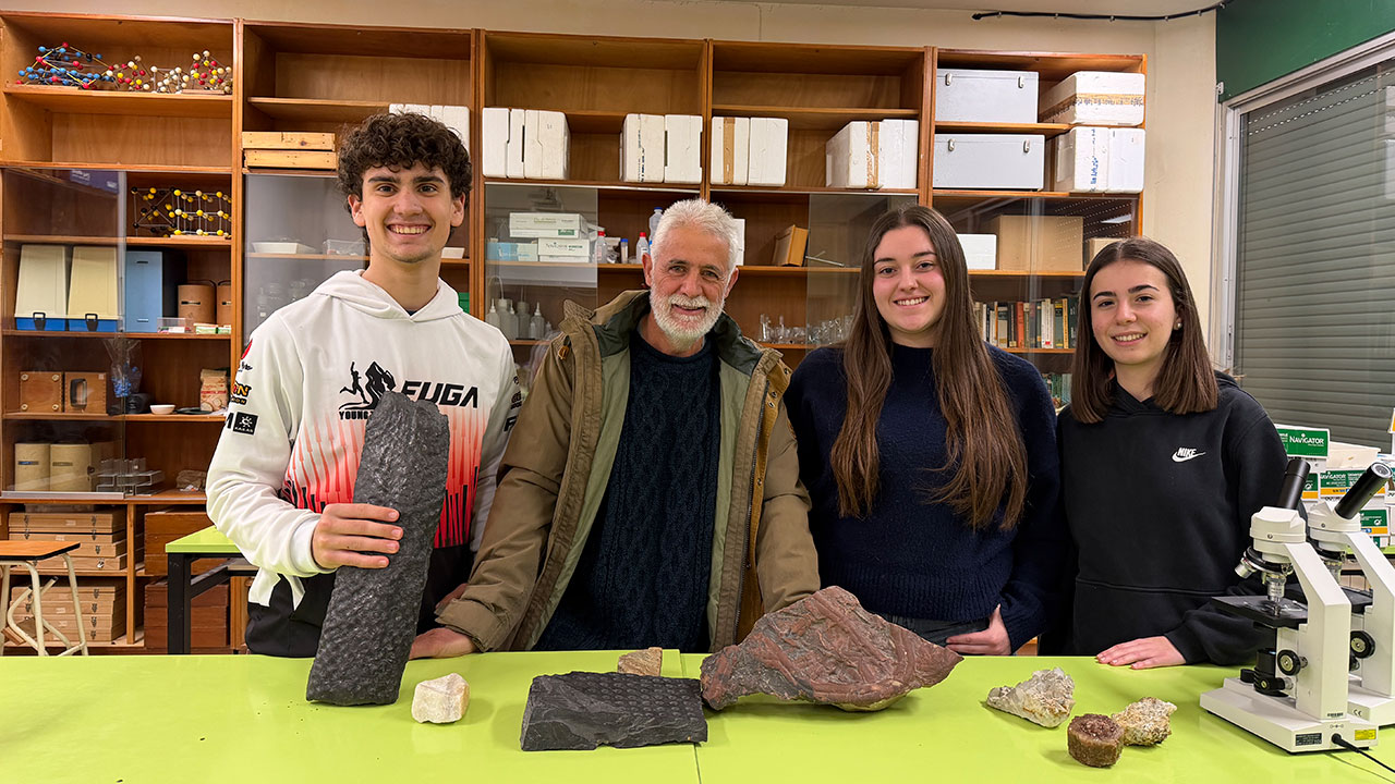 El IES Esteban Manuel Villegas de Nájera copa el podio de la fase local de la XVII Olimpiada Española de Geología