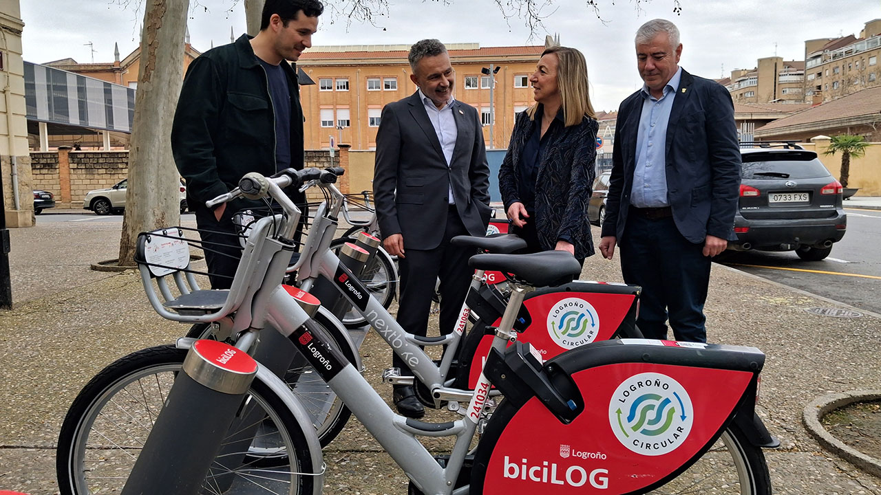 La Universidad de La Rioja contará con tarifas exclusivas en el servicio de Bicilog para favorecer los desplazamientos en bicicleta