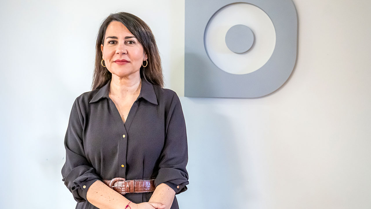 Pilar Paneque, directora de ANECA, en la sede de la Fundación Dialnet
