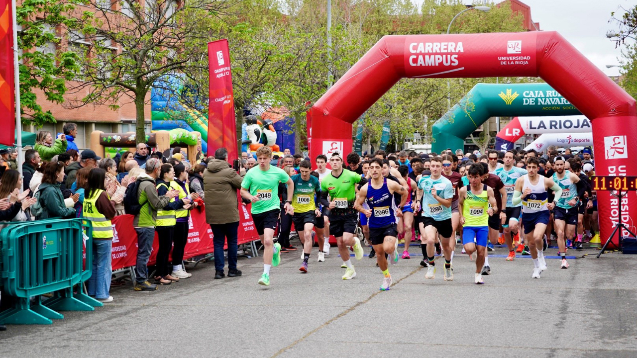 Maialen Vidondo y Óscar Moreno ganan la prueba de 10 kilómetros de la Carrera Campus 2026