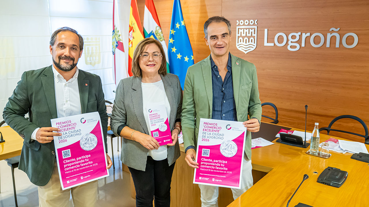 Los Premios del Comercio Excelente de la Ciudad de Logroño 2026 alcanzan su décima edición